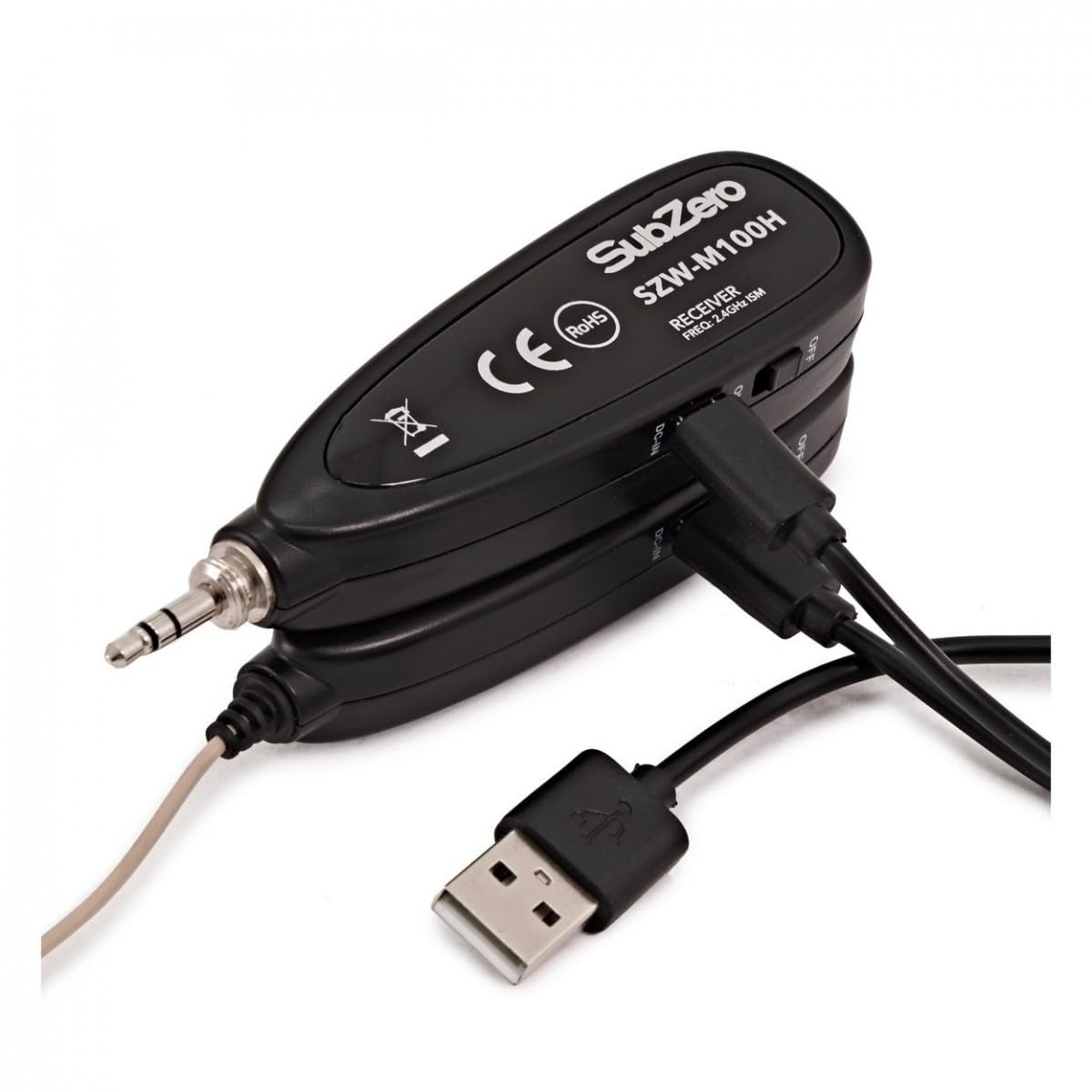 SubZero Mini Système de Sans Fil Numérique avec Micro Serre-Tête | Plug and Play pour Concerts et Joueurs Itinérants, Portée 15m, Autonomie 6 Heures