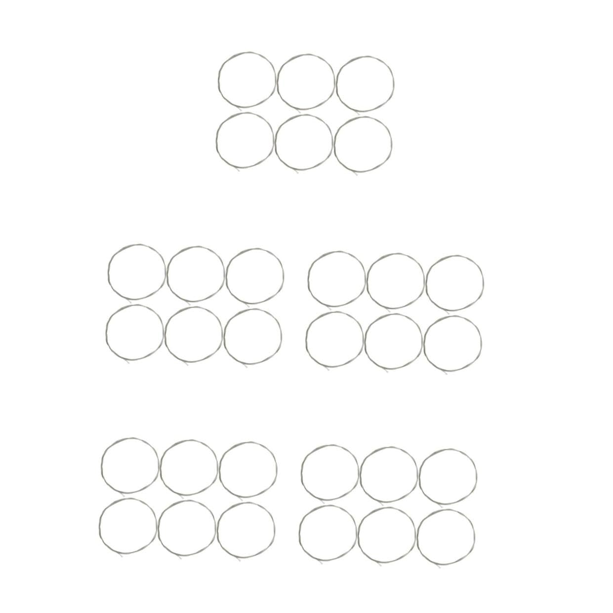 ifundom 5sets Corde Per Chitarra Folk Corde Materiali Resistenti e Duraturi Accessori Per Musicisti Come Per Amanti Della Musica