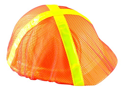 Occunomix V896-RO High Visibility Regular Brim Hard Hat Cover, Orange