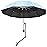 UPF 50+ Beach Umbrella with Adjustable Universal Clamp