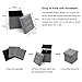 Oak & Tea Foldable Ottoman Storage Seat, Folding Foot stool with storage, Shoes Changing Stool, Foot Rest Storage Boxes with Lid, for Bedroom Living Room, Brownish Grey 30x30x30cm Oak & Tea Foldable Ottoman Storage Seat, Folding Foot stool with storage, Shoes Changing Stool, Foot Rest Storage Boxes with Lid, for Bedroom Living Room, Brownish Grey 30x30x30cm