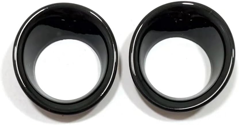 Front Fog Lights Covers Compatible With Toyota Venza 2021-2024 Fog Lamp Frame Trim Replacement Exterior Car Accessories ABS 2PCS(Black)
