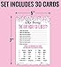 30 Who Knows The Birthday Girl Best Game Cards- for Child or Teen- Fun and Easy Game for Party or Sleepover- Girl Birthday Supplies, Activity, Decorations