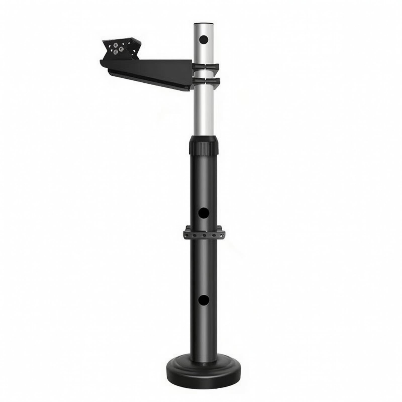 Soporte de Cámara Ajustable Soporte Telescópico Mástil de Vigilancia Base Ponderada Montaje Lateral Material Acero y Aleación de Aluminio Adecuado, Size to 2