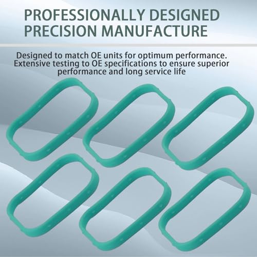 Image of MS972401 Lower Upper Intake Manifold Gasket Set for Cadillac ATS CTS,Buick Enclave Lacrosse,Chevy Colorado Equinox Impala Traverse, GMC Acadia Canyon Terrain, 3.6L V6 LLT LFX-Oval Port Only