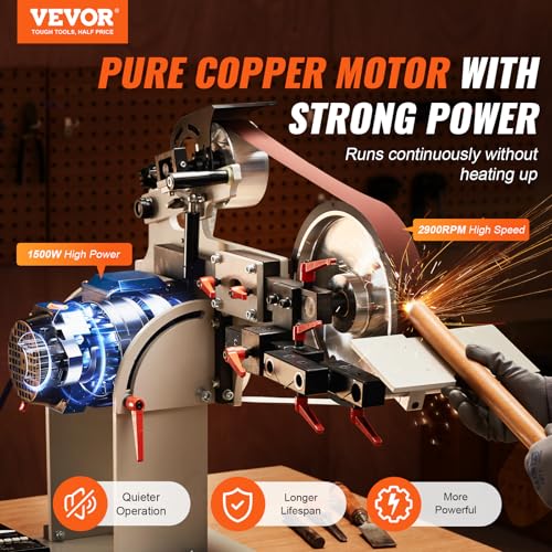 VEVOR 72x2 Variable Speed Grinder