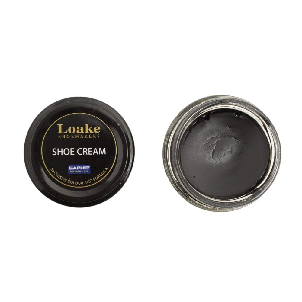 Black Cream Polish By Saphir - Exclusive Colour And Formula Leather