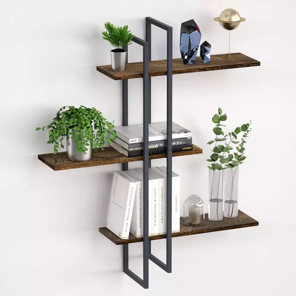 Photo 1 of **MISSING SHELFS**
Azaela Home 3 - Tiers 38" Rustic Wall Mount Metal Hanging Brackets for Floating Shelves, DIY Wall Mounted Heavy Duty Bracket