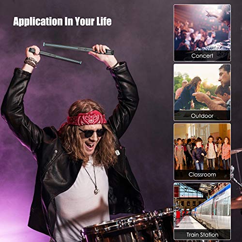 TTLIFE Luft elektrische Trommel Drumstick Trainer Bluetooth Drumstick Drahtlose tragbare Taschentrommel Elektronisches Schlagzeug Geeignet für Kinder und Erwachsene Reisen und Wandern Versammlungen - Image 8