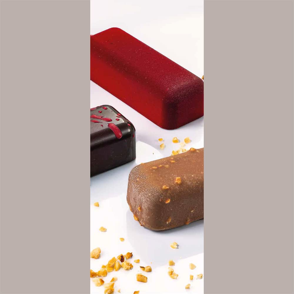 Lucgel Srl 1 Set mit 2 x 6 Plätzen Moderne Silikonform für Eiscreme BRIC