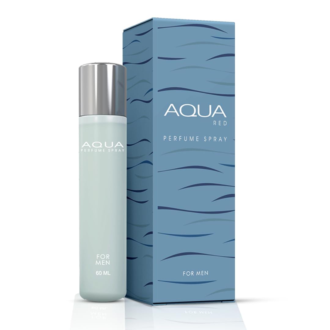 Aqua Red Perfume 60ml, Long Lasting & Smooth Jasmine Fragrance Perfume for Men-image-49
