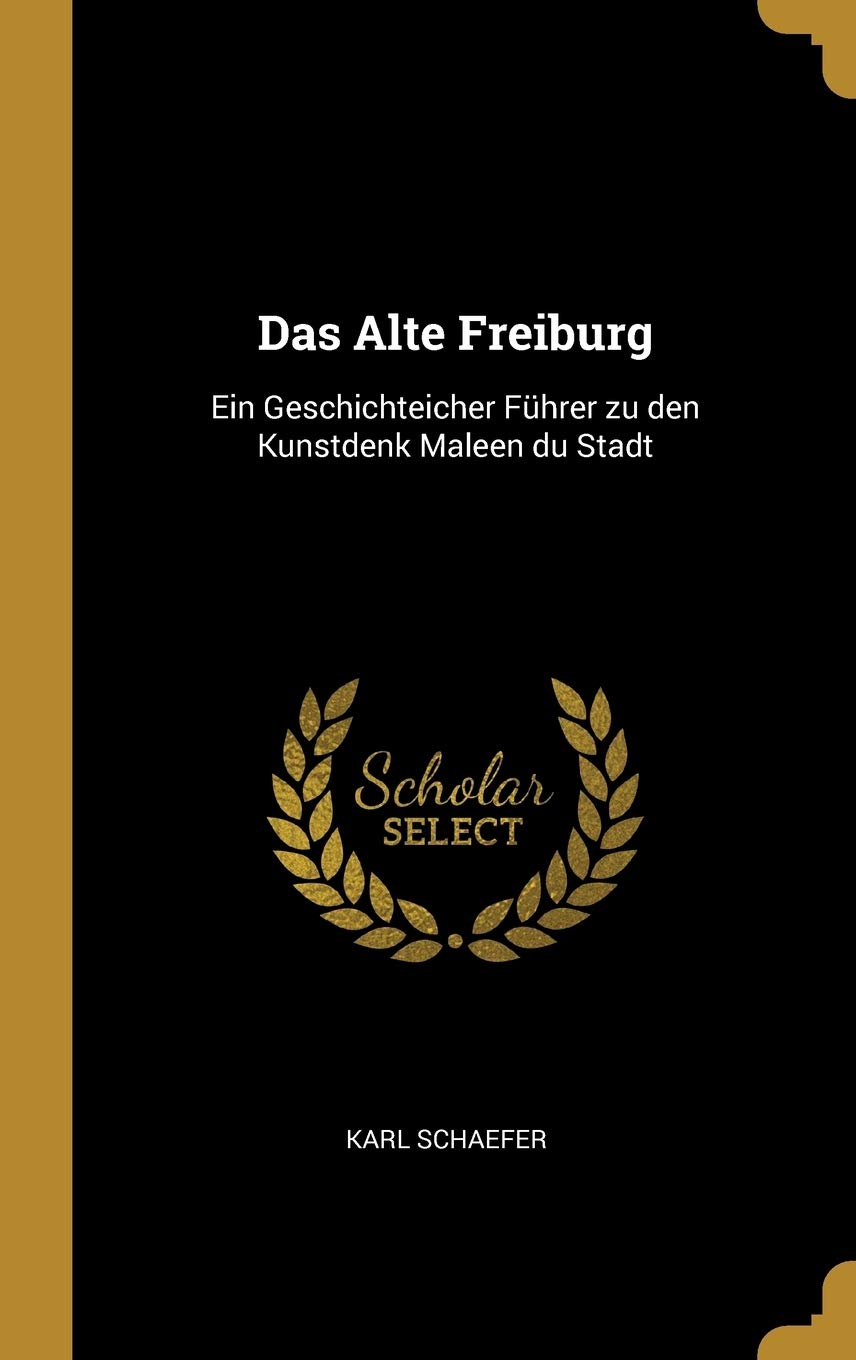 Das Alte Freiburg: Ein Geschichteicher Führer zu den Kunstdenk Maleen du Stadt