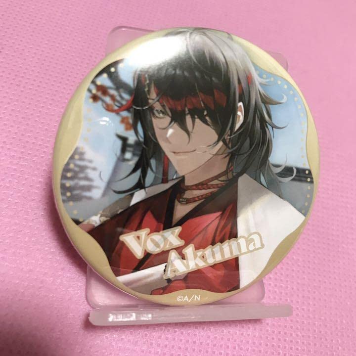 Vox Akuma ヴォックス・アクマ バレンタイン缶バッジ 2022 Vox Akuma - Badge - Square Badge - Nijisanji EN (ヴォックス