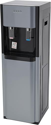Dispensador de enfriador de agua de carga inferior, dispensador de agua fría caliente de 620 W para botella de 5 galones, dispensador de agua con