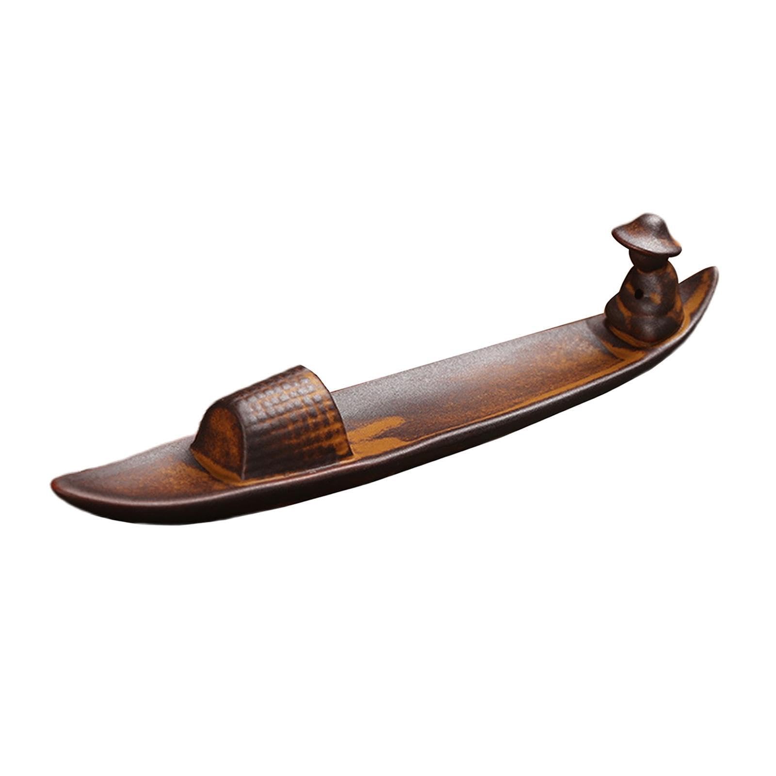 YIXANNX Refined Incense Burner Incense Ash-catcher Elegant Craftsmanship Home Office Decor And Relaxation Assistance Ceramic Backflow Burner Modern Waterfall