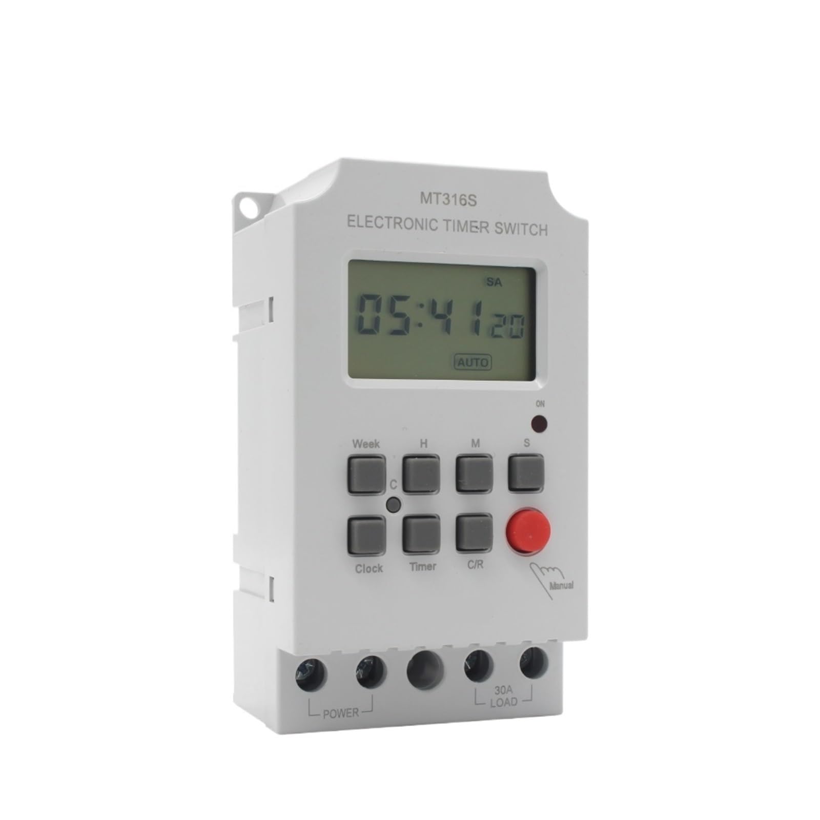 DEBLAN Temporizador programable electrónico automático Digital MT316S 220VAC 30A con CE Temporizador Digital