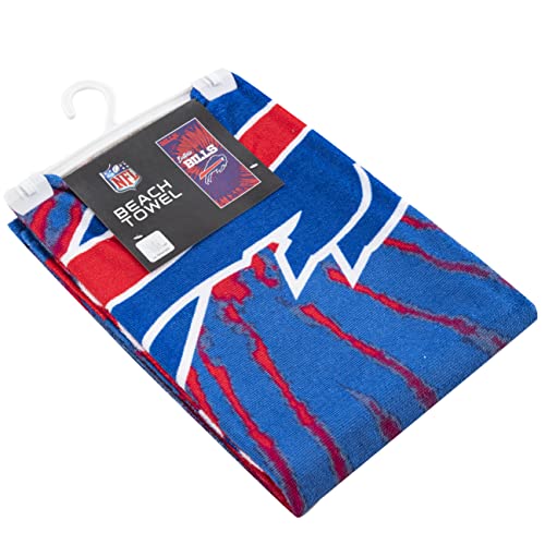Image of Northwest NFL Buffalo Bills Unisex-Adult Beach Towel, 30 inch x 60 inch, Psychedelic
