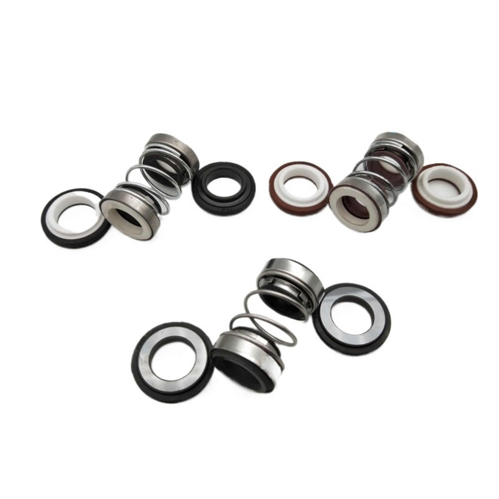 202-22 Double Face Mechanical Seals (Material: EPDM,CA/CE/NBR, SiC/SiC/VIT) Shaft Size 22mm, Outersize of Seat 38mm(CE-CE CE-CE (EPDM))