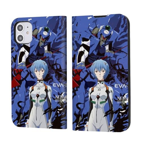 新世紀エヴァンゲリオン 用の IPhone 17 スマホケース 17pro 携帯カバー EVA 手帳型 16 plus 15 Pro 14 用 アニメ携帯ケース 横置きスタンド機能 放熱性 着脱しやすい 全面保護 カメラ保護 衝撃吸収(A05,IPhone