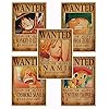 Anime Poster, One Piece Wanted Poster,One Piece Poster Vintage Muurschildering Poster Deco Muur – Verzending Opgerold in…