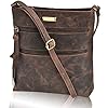Brown Cross Body Bags For Woman | Long Strap | Stylish Cross Over Purse | Sling Bags For Her | Trendy | Gift For Her