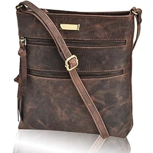 Leather-Crossbody-Purse-for-Women-Small-Crossover-Long-Over-the-Shoulder-Sling-Womens-Purses-and-Handbags Brown Cross Body Bags For Woman | Long Strap | Stylish Cross Over Purse | Sling Bags For Her | Trendy | Gift For Her