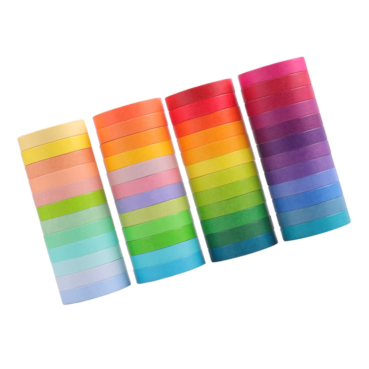 Lurrose 144rotoli Nastro Adesivo Washi Per Scrapbooking Di Adesivi Decorativi Per Fai Da Te e Progetti Creativi Per Adulti
