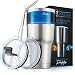 Stainless Steel 30 Oz Tumbler, SPILL PROOF Travel Coffee Mug, Premium Double Wall Vacuum Insulated, No Leak Lid, Sliding Lid, Straw, Cleaning Brush, Ice 24 Hours, Hot 6 Hours, BPA Free, Eco Friendly