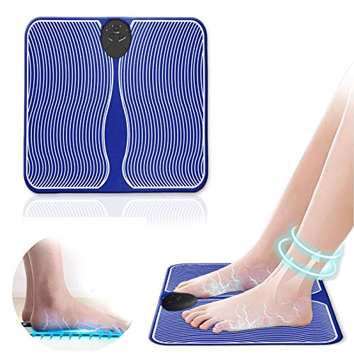 Foot Massager Machine,Folding Portable Electric Massage Mat, Full Automatic Massage Foot Circulation Massager for Men Women 6 Modes 10 Intensit