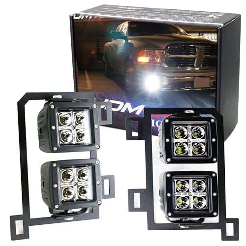 Kit de lámparas LED para niebla iJDMTOY compatible Dodge RAM 1500 miniatura 1