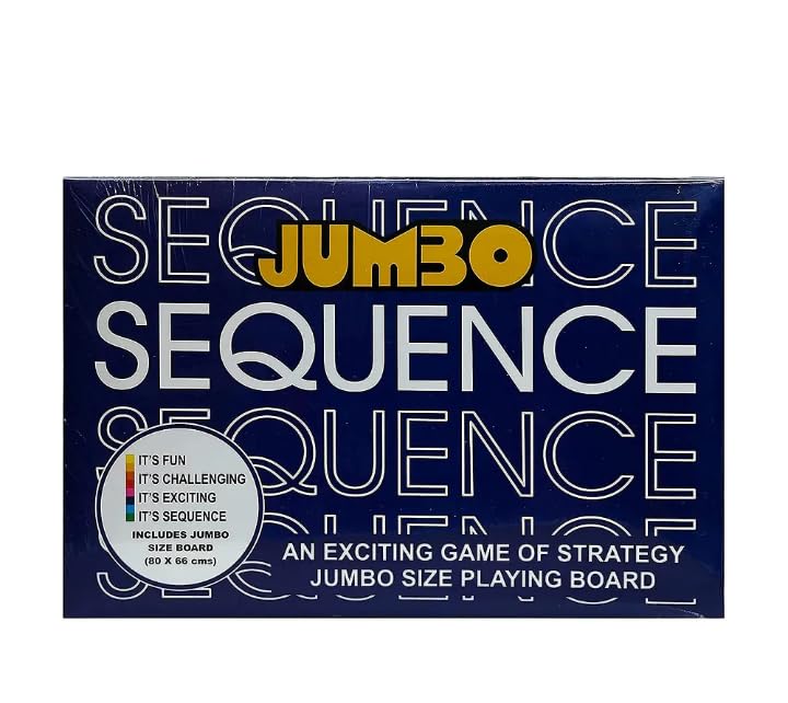 See full amazon price history chart for Jumbo Sequence Game - Family and Adults Board Game (Jumbo Sequence Game) Jumbo Sequence Game - Family and Adults Board Game (Jumbo Sequence Game) (B0D3XR9BJP) Amazon Price History, Amazon Price Tracker