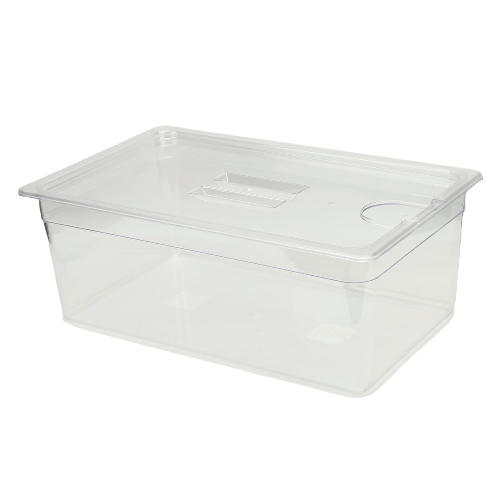 VGEBY Tanque de Cocción Lenta Transparente de 25 Litros con Tapa, Elegante Solución de Almacenamiento de Alimentos para Cocineros Caseros