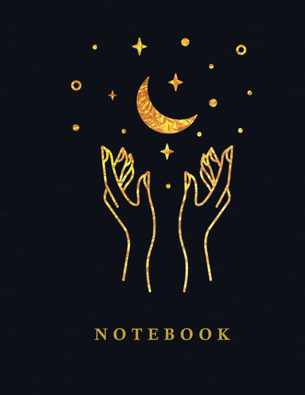 Witch Composition notebook | College Ruled | 8.5x11" | Dark cover | Spellbook | Journal | witchcraft | halloween notebook | witchy stuff