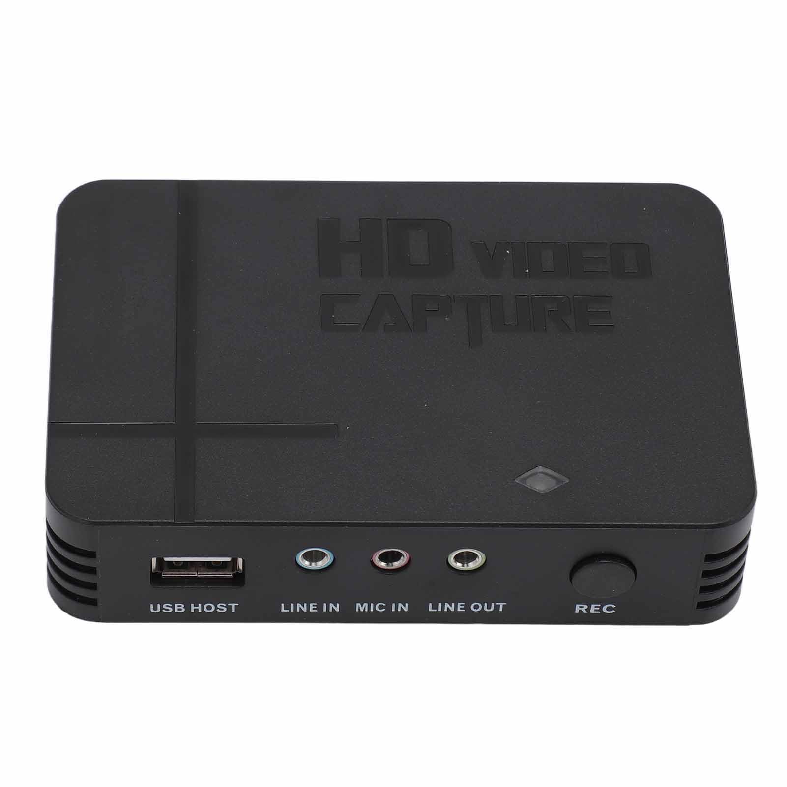 Annadue Tarjeta de Captura, Dispositivo de Captura de Vídeo USB HDMI, Grabadora de Vídeo 1080P 30 Fps para Juegos, Radiodifusión, Videoconferencia