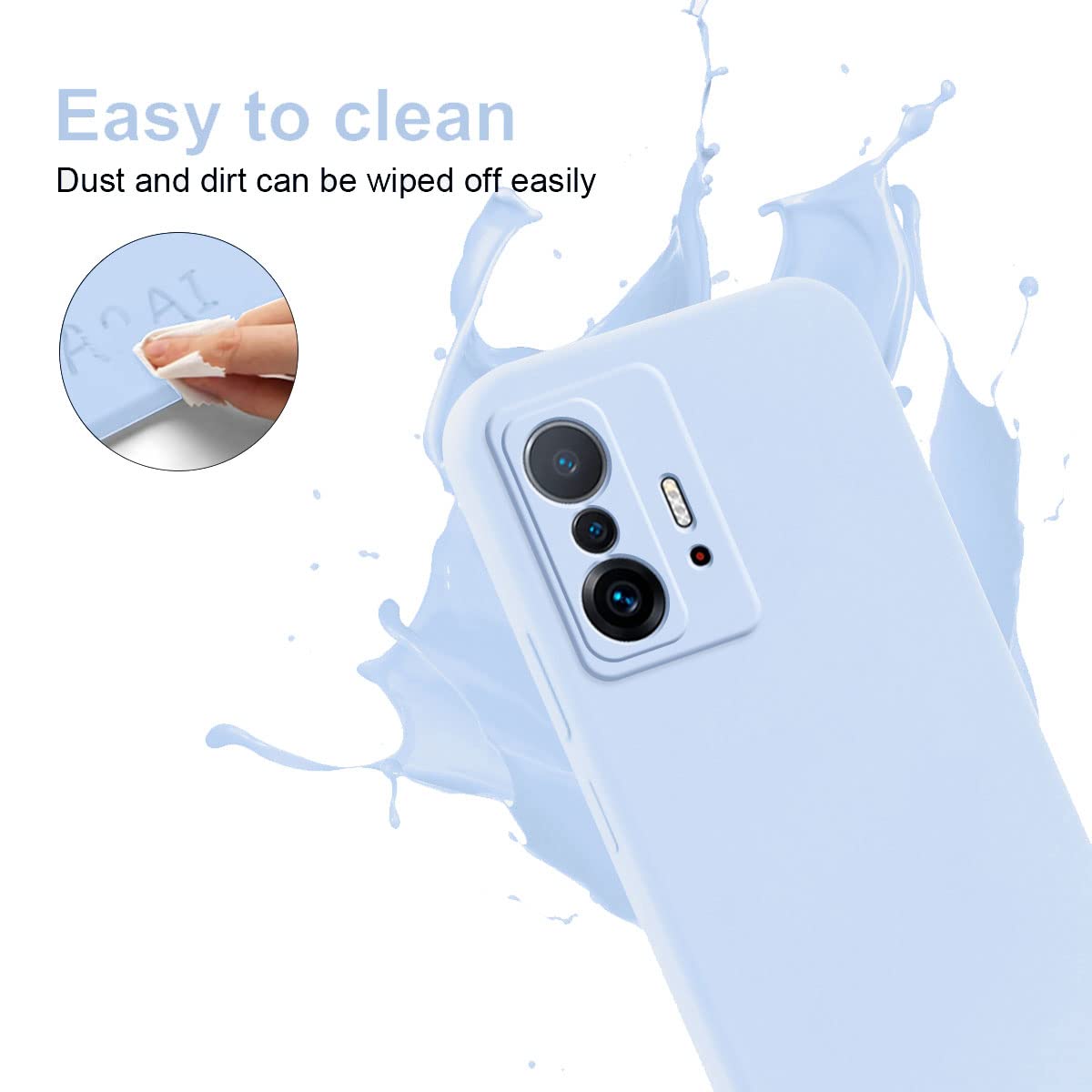 Coque Avec Cordon Pour Xiaomi Mi 11T / 11T Pro - Verre Trempé, Cache-caméra Coulissant, Support 360°, Fente Cartes