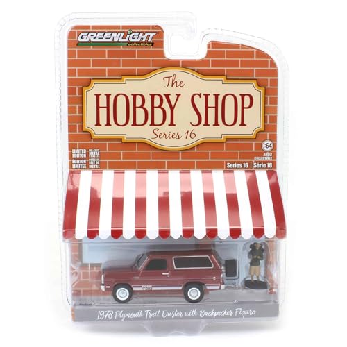 1/64 1978 Plymouth Trail Duster con Figura Backpacker miniatura 5