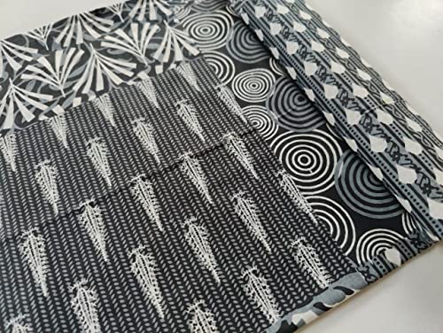 Image of Floral Printed Cotton Fabric Cloth Hand Block Print Fabric Women Material Running Jaipuri Hand Block Printed Women Dress Material Kurtis Natural 44 inch Inches Width 2.5 Meter (Pattern18)