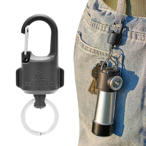 Portachiavi magnetico – Portachiavi staccabile | Connettore magnetico | Portachiavi per borsa | Gancio super portante | Portachiavi sicuro a sgancio rapido con serratura per un facile accesso, Nero ,