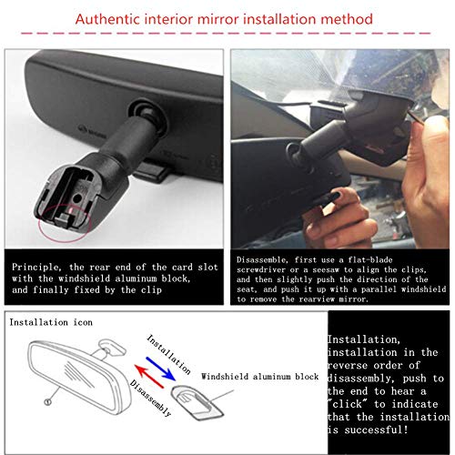 Specchio Posteriore Interno Specchio Anti-Glare