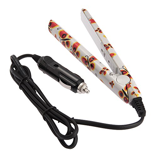 Portable Mini Car Travel Hair Straightener Flat Iron Styling Tools Convenient