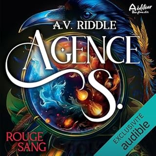 Rouge sang Audiolibro Por A.V. Riddle arte de portada