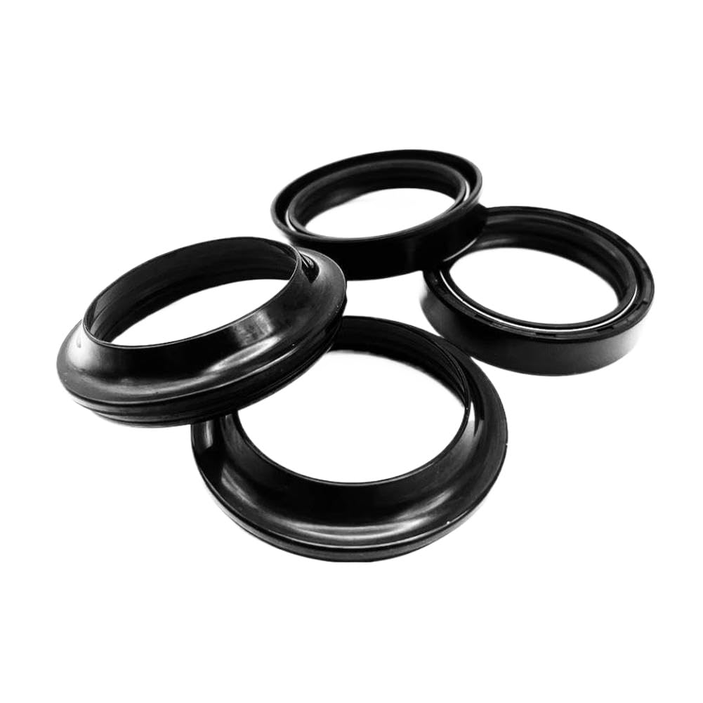 Paraolio forcella anteriore compatibile con ER6F ER6N 6F 6N ZX6R ZX9R ZX10 6R 9R 10 Z650 Z900 RS(Dust Oil Seal -1 Set)