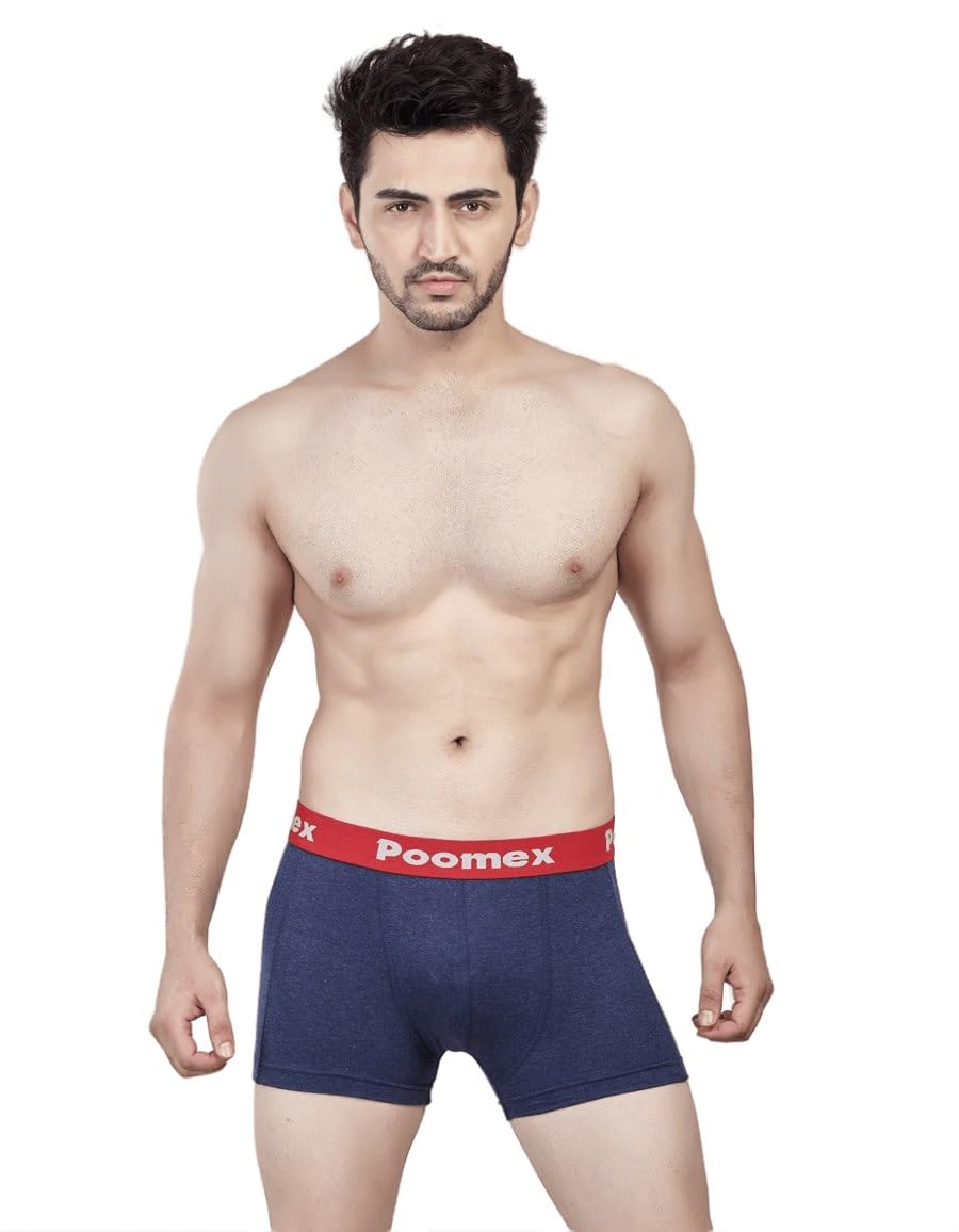Men's Elegant Cotton Trunks (Pack of 4) (Multicolor & Assorted)-image-36