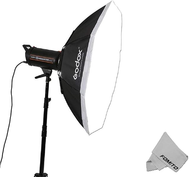 Fomito Godox Top Octagon Softbox 37"/ 95cm Bowens Mount for Studio Strobe Flash Light