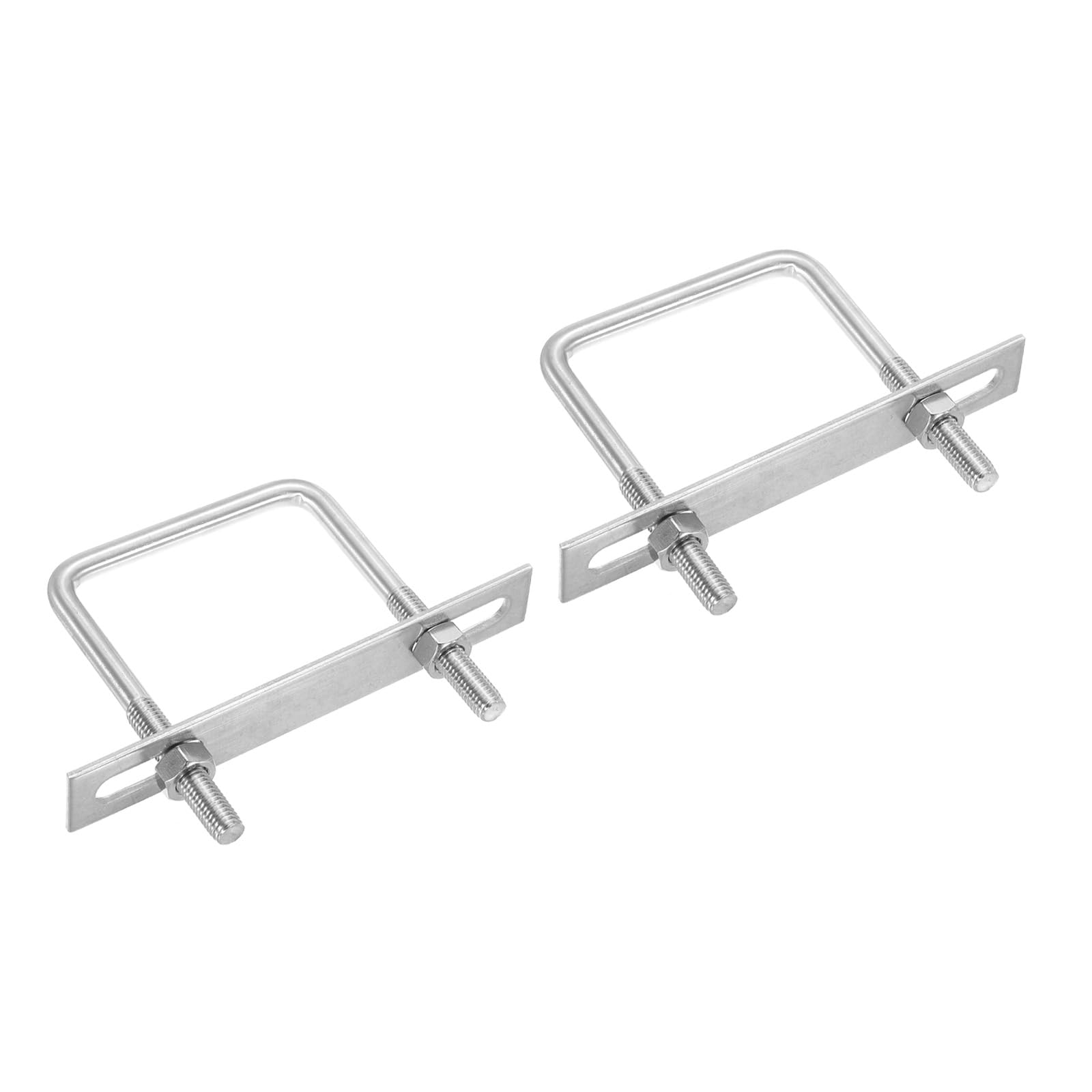 PATIKIL M10x80x100mm Square U-Bolts Kit