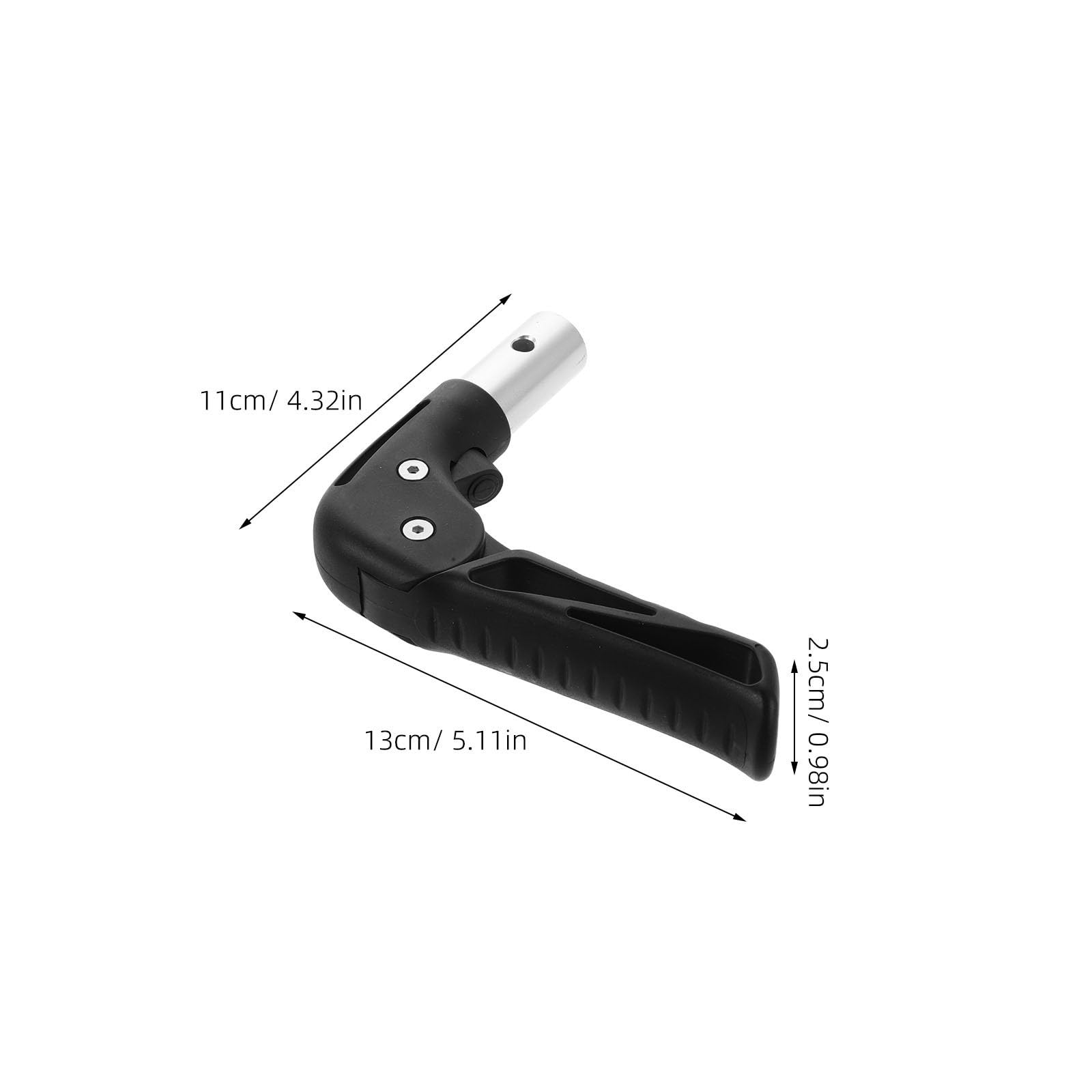 Abaodam Asas Plegables Acolchadas para Silla de Ruedas Agarre Antideslizante Ergonómico, Accesorio para Cuidado y Movilidad