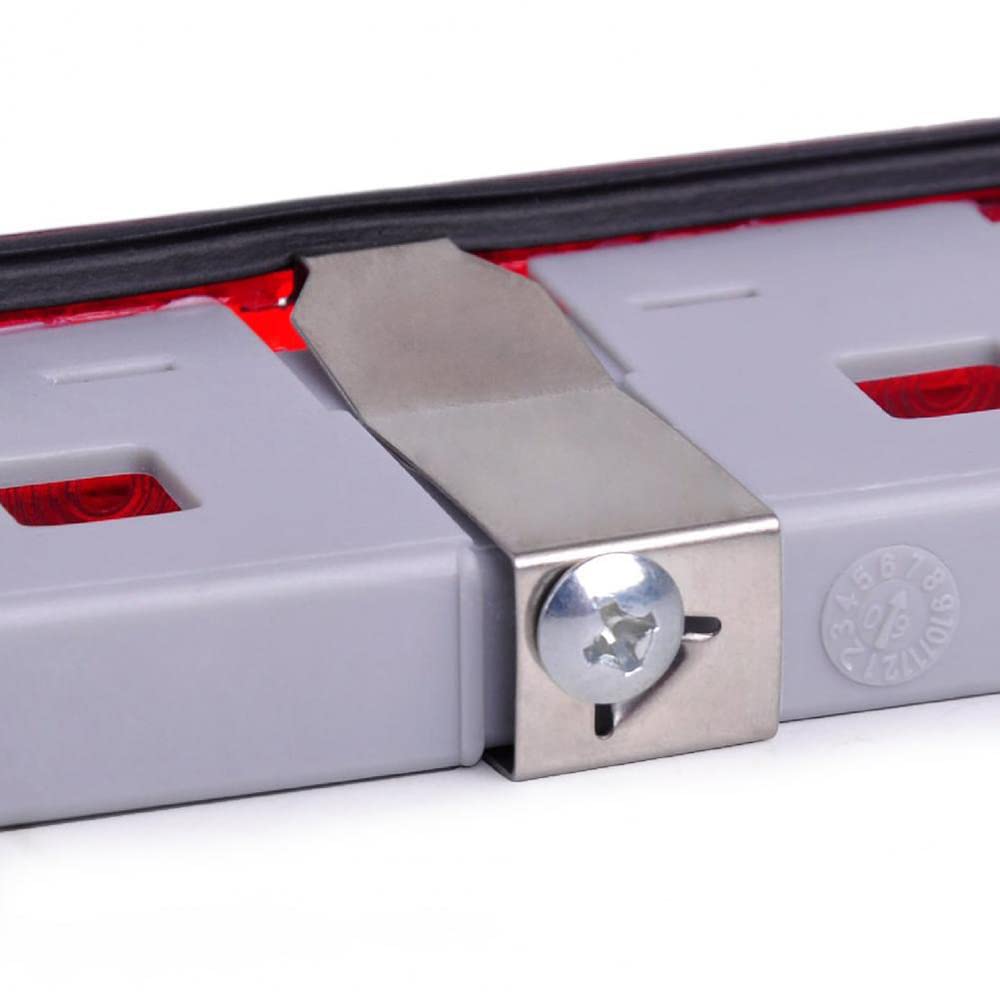 Riloer Luz de freno de montaje alto de la tercera lámpara de freno LED roja, compatible con los modelos M-erced-es B-en-z Cl-ase C W203 S-edan y AM-G 2001-2007, A2038201456