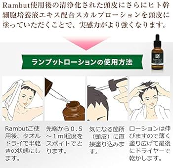 ヒト幹細胞培養液エキス配合Rambut Lotion(ランブットローション)30ml (2個セット)