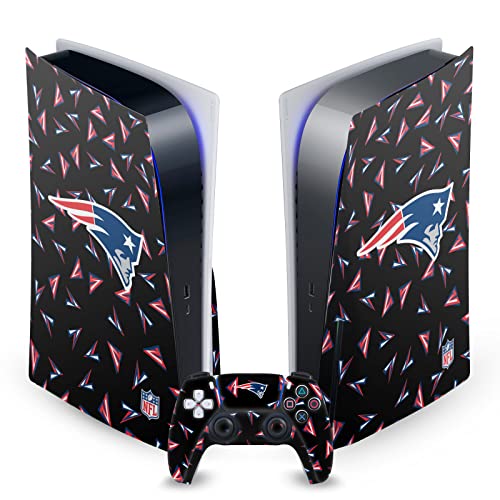 Autocollant PS5 Disc et DualSense NFL New England Patriots Vinyle Skin