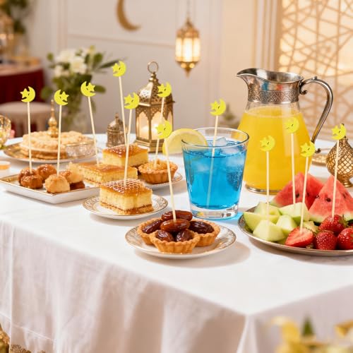 50% Off 200 Pcs Eid Mubarak Holiday Cocktail Toothpicks